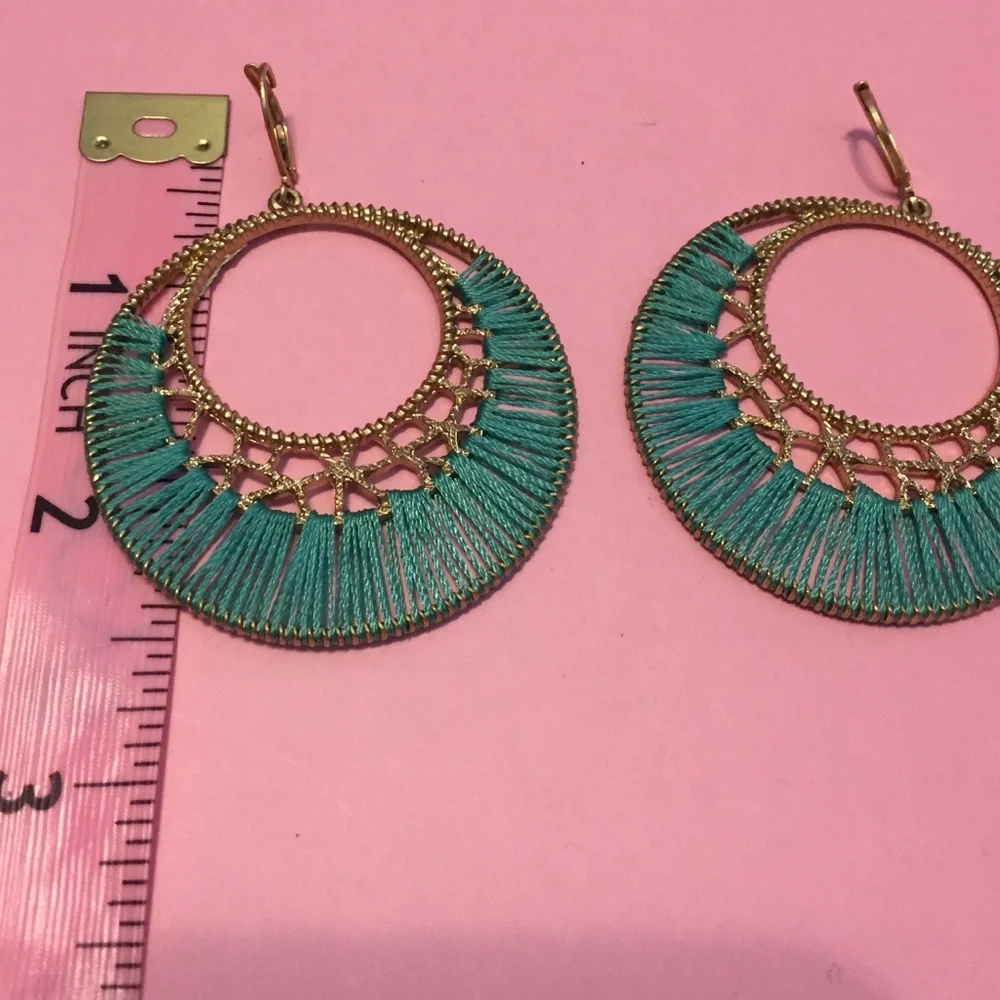 Turquoise Fashion Earrings - Picture 4 of 4